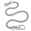 Ahiller Fashion Double Lock Wallet Chain, Stainless Steel Pants Key