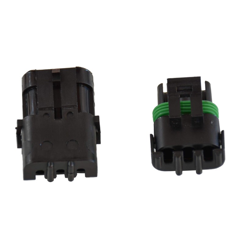 WEATHER PACK 3 PIN CONNECTOR 12-16 AWG Wire Water Tight