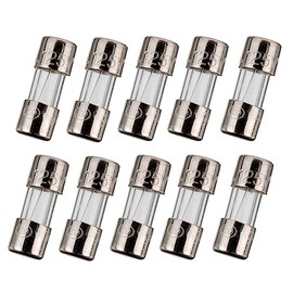 BOJACK F3AL125V 3.6x10 mm 3A 125V fuses 0.14x0.39 Inch 3 amp 125 Volt Fast-Blow Glass Fuses (Pack of 10)