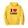 I Love Lori Pullover Hoodie