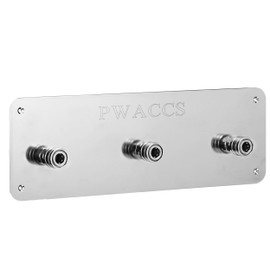 PWACCS Foam Cannon Holder - Pressure Washer Nozzle Tip Holder, Wall Mountable Foam Cannon Holder Pressure Washer Accessories Storage Rack - Stainless Steel Construction Fit 1/4" Quick Connector