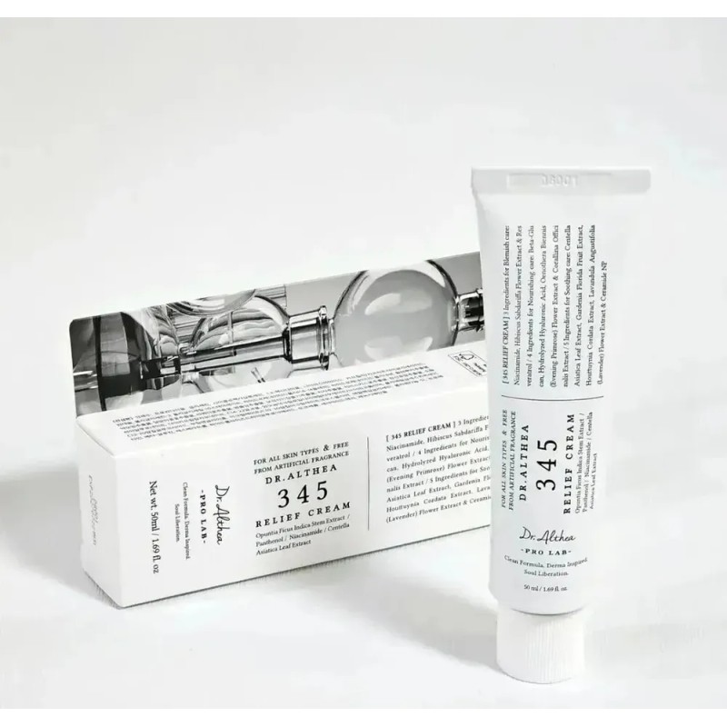 Crema Coreana Dr. Althea 345 Relief Cream Antiacné 50ml