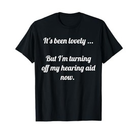 Funny Deaf Pride ASL Hearing Aids Product T-Shirt