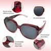 Polarized Fit Over Glasses Sunglasses for Women UV Protection Trendy