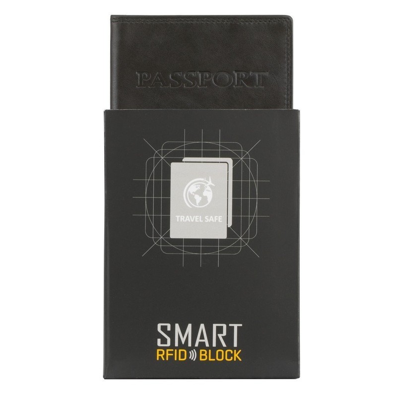 RFID Blocking Travel Biometric Passport Leather Wallet Holder Cover Case