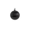 Plastic Christmas Baubles Black 2 Sets - 68 Pieces Diameter