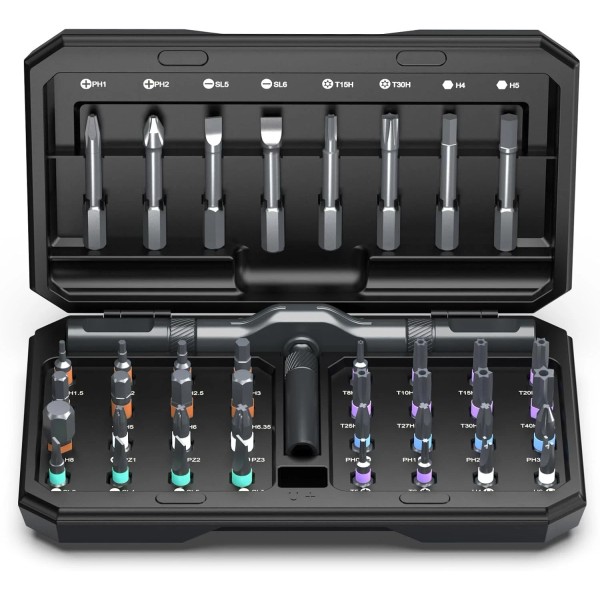 Bomivoi 42 in 1 Magnetic Screwdriver Set, DIY Ratchet Multi