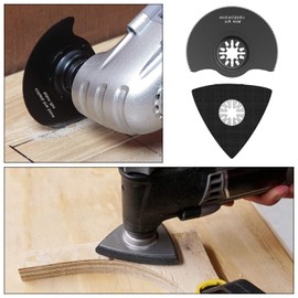 100 Pack Oscillating Saw Blades Metal Wood Multitool Blades Quick Release Cutting Blade for Fein Multimaster