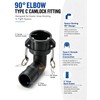 Camlock Fitting 90° Elbow Type C 2 inch Anti-Leakage Anti-Oil