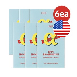 Days On 6 Boxes One-Day Alpha Cyclodextrin 6 Boxes / 데이즈온 6박스 원데이 알파시클로덱스트린 6박스