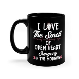 Cardiothoracic Surgeon Mug Surgical Intern Cardiologist Love Open Heart Surgery (11 oz)