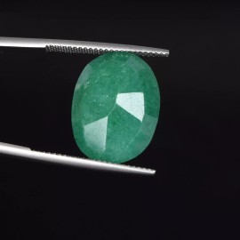 EPIC GEMS- Natural Emerald Oval Cut Gemstone- Over 10 Ct- Over 15mm