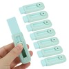 M&G 8 Pack Erasers, Green Sliding Retractable Eraser Push Pull