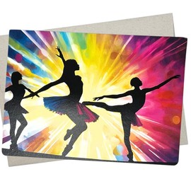 Whitman and Daughter So Proud of You Dance Card (1 Premium Card, 5X7 Inch) also for Dance Teacher Card, Ballet Recital Note, or Dancer Birthday - 939