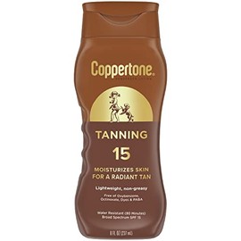 Coppertone Tanning Lotion SPF 15,8 oz