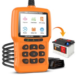 Beaspire OBD2 Scanner Diagnostic Tool, Check Engine Light Code OBD2 Reader with Reset, I/M Readiness, Battery Tester, Mode 6, Mode 8, Plug & Play, Multilingual, Support All Vehicles After 1996