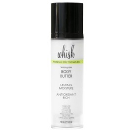 Whish - Lemongrass Body Butter - Lasting Hydration - Collagen Boosting - Triple Antioxidant Formulation - Natural with Organic Ingredients - 5 oz Airless Pump