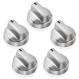 Allstare WB03X24965 Stove knobs Replacement Parts for GE Stove Parts Burner Knobs KIP 5J73 191D8446 WB03X24904 GE Gas Range Parts Stove Control Knobs GE Cooktop Knobs 5 Pcs
