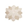 Gold Placemats Set of 6 for Dining Table 15 Inch