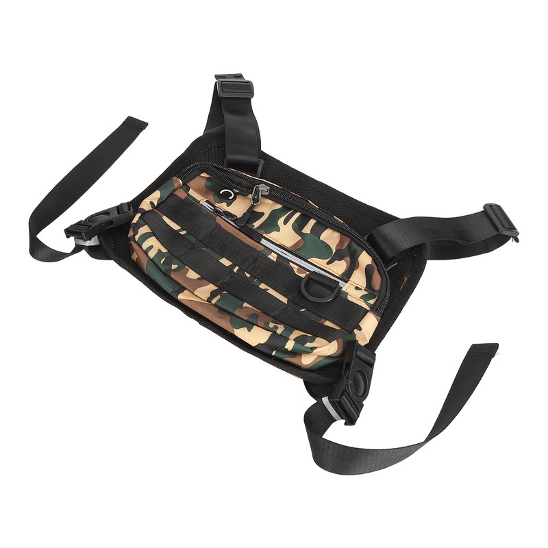 Sports Vest Chest Bag Lightweight Breathable Adjustable Strap Running Vest