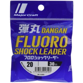 Major Craft Line Bullet Fluoro Shock Leader, DFL-5/2 lb, No. 5.0 (20 lb), 98.4 ft (30 m)