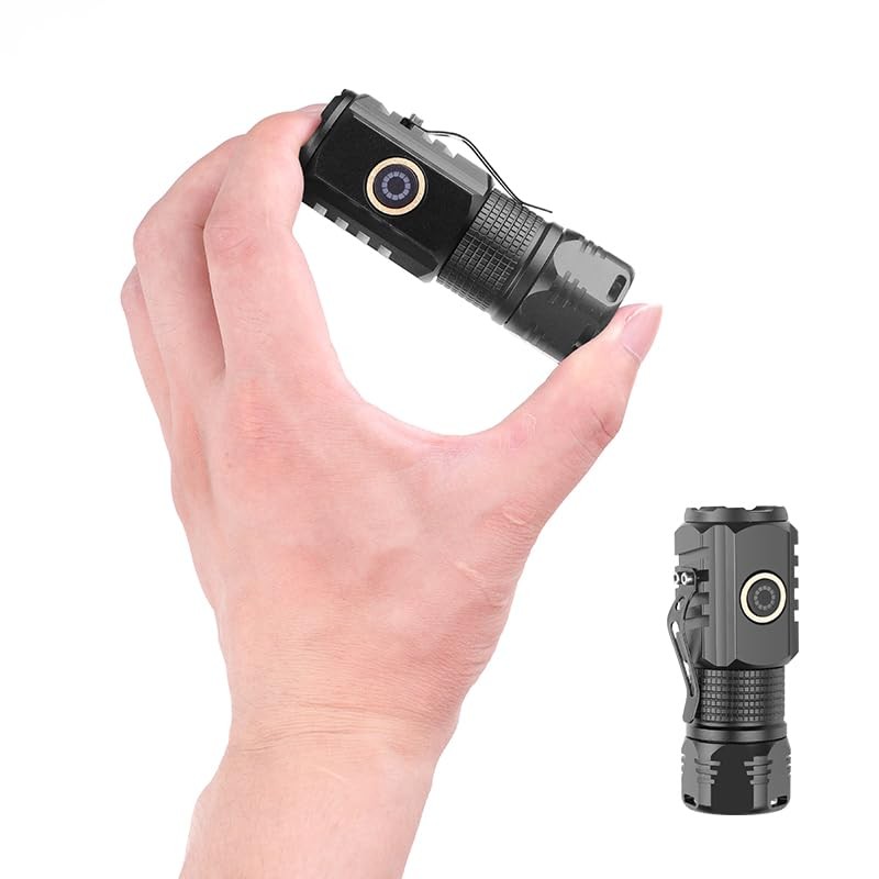 MiXXAR Rechargeable Spotlight, 3,000 Lumens Handheld Hunting Flashlight Led Spot