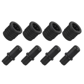 MECCANIXITY Speaker Grill Guides Plastic Ball and Socket Type 5.8mm Dia for Speaker Parts Accessories Pack of 4