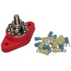 3/8" (Red) Distribution Stud Junction Post -8 Terminal Block- Buss
