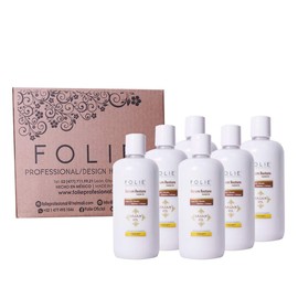 Serum Restore 500ml 6 Pack Crema Para Peinar Con Aceite De Argan Folie Profesional
