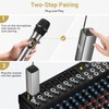 TONOR Wireless Microphone, UHF Metal Cordless Handheld Mic System with