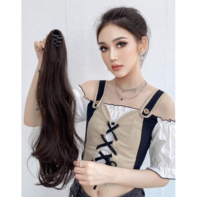 GAIBMAX - Extensiones de cola de caballo para mujer cabello
