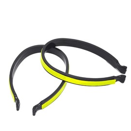 2 Pcs Bike Trouser Clips, Lightweight Reflective Bike Trouser Clips Cycling Trouser Straps with Reflective Bands for Night Rides