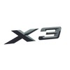 MCK Auto - X3 Black Glossy Rear Boot Logo Back