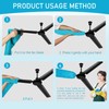 4 PCS Ceiling Fan Duster Kits,100% Microfibre Fan Blade Cleaner