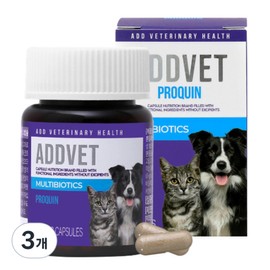 Advet pet nutrition, 30 tablets, intestinal health lactic acid bacteria, 3 pcs / 애드벳 반려동물 영양제, 30정, 장건강유산균, 3개