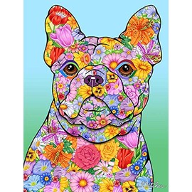 Best of Breed French Bulldog Flowers Design Garden Flag