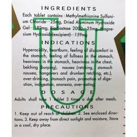 Weisen-U Double Action Stomach Remedy (100 Tablets) -U USA Seller