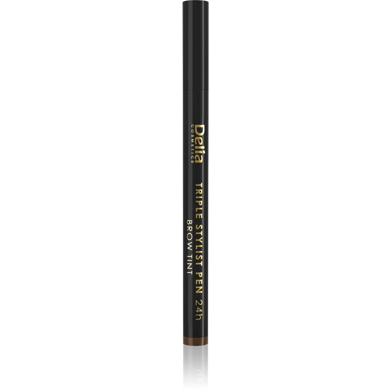 Delia Cosmetics - Brown Triple Pen for Eyebrows - Feather