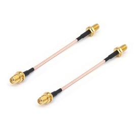 Gtwoilt SMA Female to SMA Female RG316 Extension Cable Connector 2 Pack, RF Coax Pigtail Cable for Radio Antenna