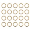 AUXBC 20PCS Unfinished Wooden Rings, 70mm/2.8" Natural Smooth Wooden Circles