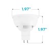 LUXRITE 6 Pack Mr16 Led Dimmable Light Bulbs 2700K Warm