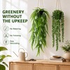 4 Pack Artificial Hanging Plants for Home Decor – Lush