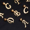 Kalapure Initial Charms Gold Initial Pendant Gold Letter Charms 14k