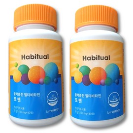 Habitual Wisely Vitality Recharge Multivitamin for Men Total 4 Months / 해비추얼 와이즐리 활력충전 멀티비타민 포맨 총 4개월