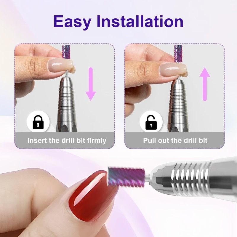 3/32" Large Barrel Bit Tungsten Carbide Nail Drill Bit Safety