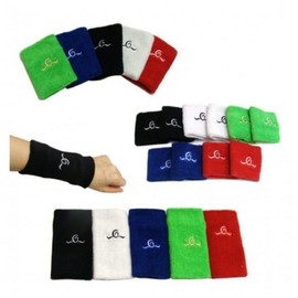 GEO Sports Wristband & Headband Collection GEO Sports Wristband (Large)/Green 6ea