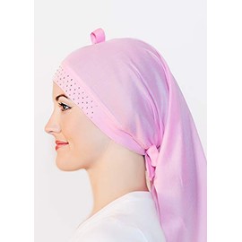 The Blowout Saver (Pink) Women's Sleep Cap, Hair Bonnet, Hair Style Saver