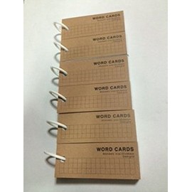 Flash Cards - Mini Blank - 480 Cards, 6 Sets of 80, Binder Rings, Medium Size, Unisex, Plain Style, Cognitive Skills, Kid, Little Kid