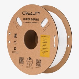CREALITY 3D Creality Soleyin Ultra/Hyper RFID/CR Series 1.75mm Filaments Ultra PLA MATTE PETG Silk PLA TPU Carbon PC ABS High Precision 1KG Spools Eco Friendly Plant Powered:_Hyper Petg White