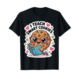 Funny Teacher Cookie Lover Retro School Gifts T-Shirt
